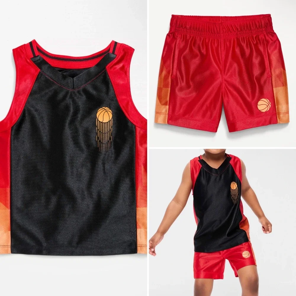 NWT Old Navy Basketball Tank & Shorts Toddler Boy 5T‎